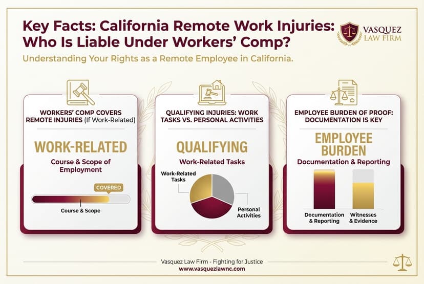 Key Statistics and Data for What You Need to Know About Remote Work Injury Claims in NC Workers Comp in 2026