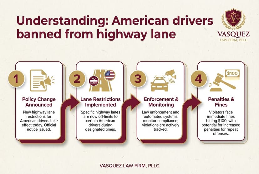Process Timeline for New NC Highway Lane Ban & $100 Fines: Stay Legal on the Road