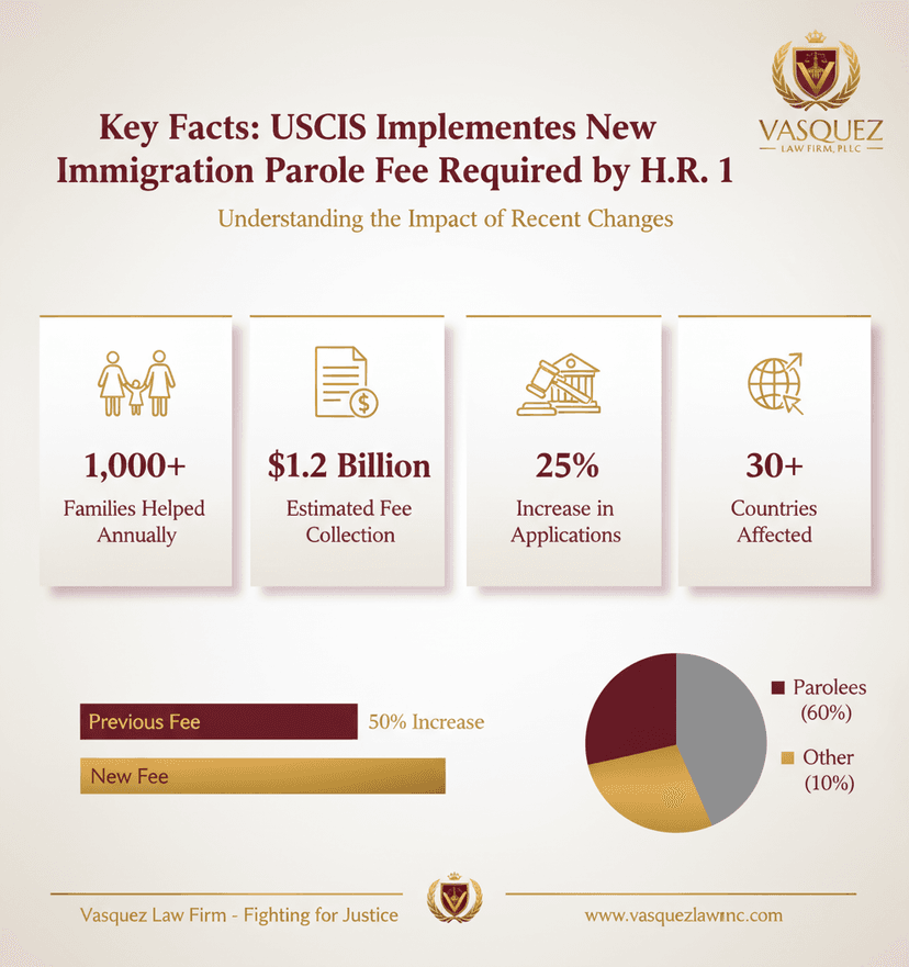 Key Statistics and Data for New USCIS Immigration Parole Fee: What It Means for You