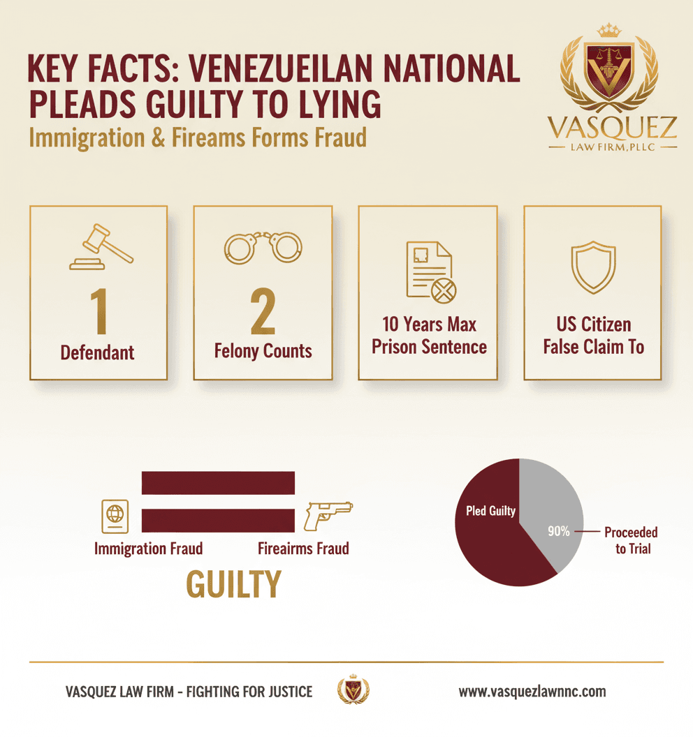 Estadísticas Clave y Datos para Navegando las Consecuencias Legales: Declaración de Culpabilidad de un Nacional Venezolano