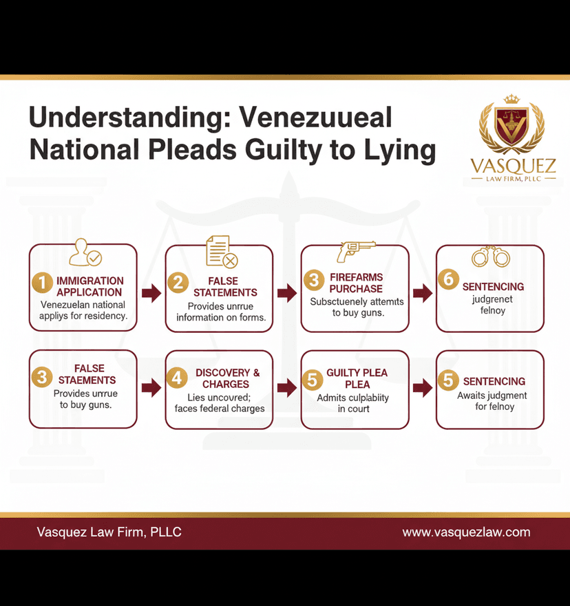 Process Timeline for Navigating Legal Consequences: Venezuelan National's Guilty Plea