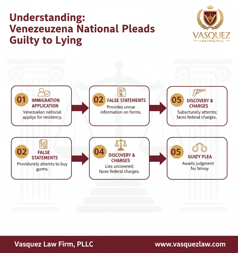 Process Timeline for Navigating Legal Hurdles: Venezuelan National's Guilty Plea