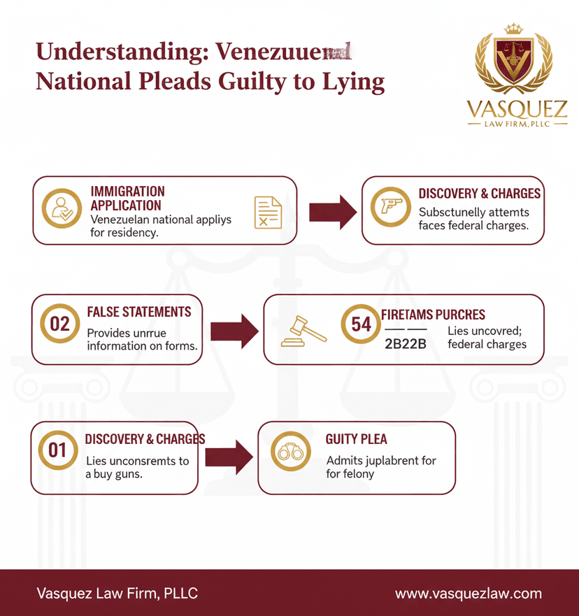 Process Timeline for Venezuelan National's Guilty Plea: A Wake-Up Call