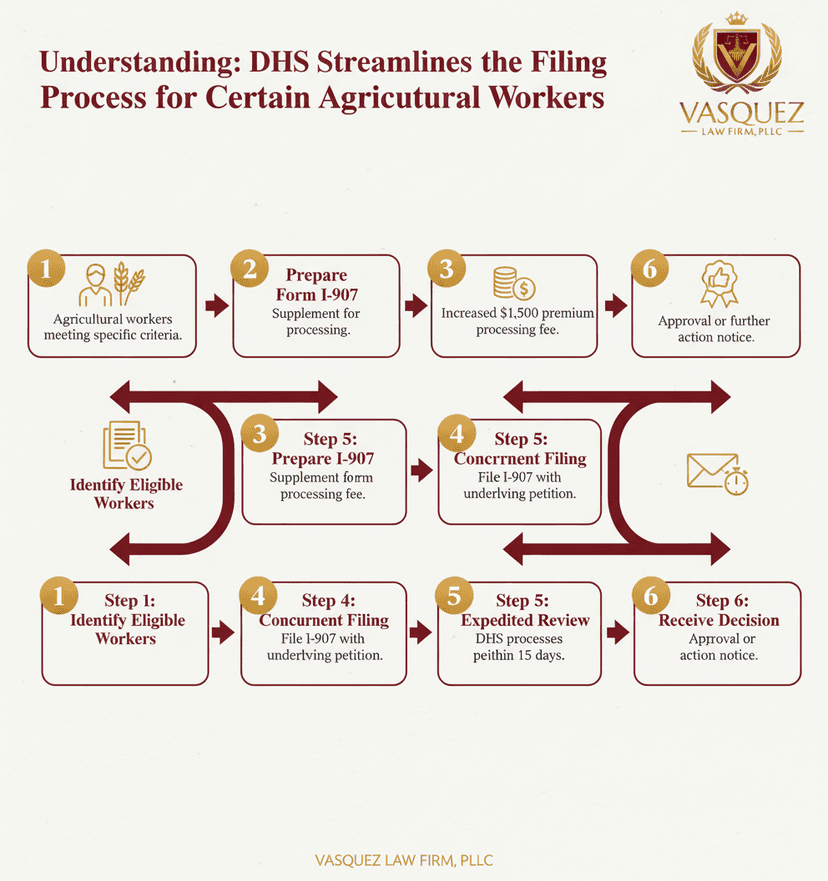 Process Timeline for DHS Simplifies Visa Process for Agricultural Workers