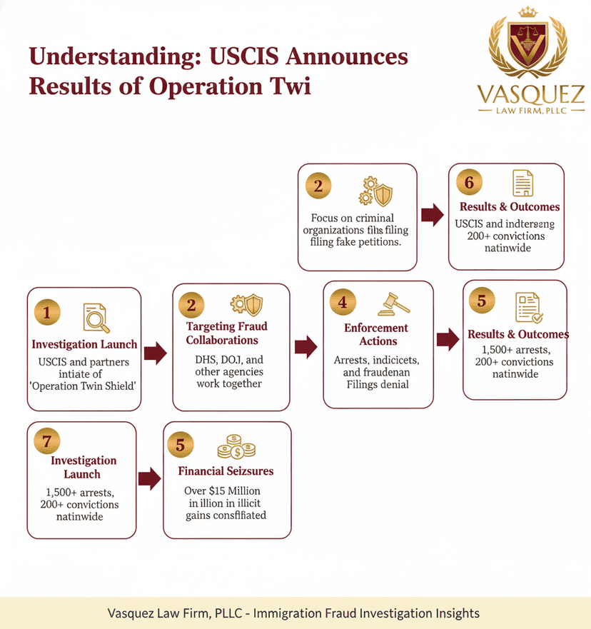 Process Timeline for USCIS Unveils Operation Twin Shield Results: What It Means for You