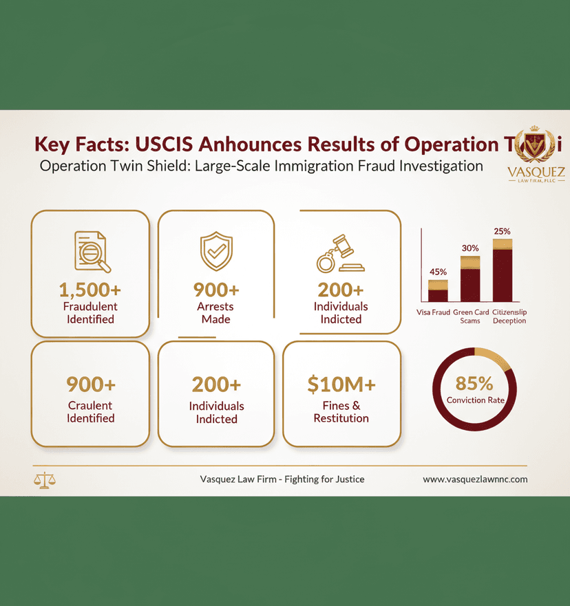 Key Statistics and Data for Operation Twin Shield: Navigating Immigration Fraud's Aftermath