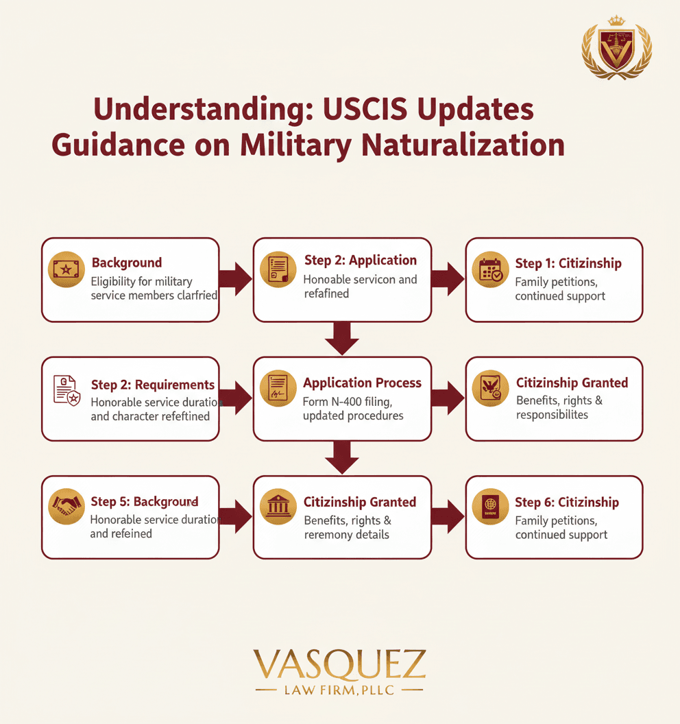 Línea de Tiempo del Proceso para Actualización de Naturalización Militar de USCIS: Lo que Necesita Saber