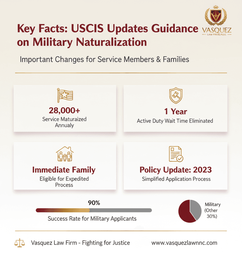 Key Statistics and Data for USCIS Updates on Military Naturalization: What You Need to Know