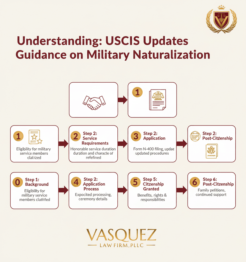 Process Timeline for USCIS Guidance Update on Military Naturalization