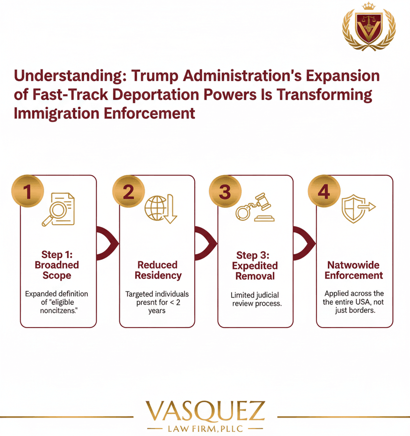 Process Timeline for Navigating the Expansion of Fast-Track Deportation Powers