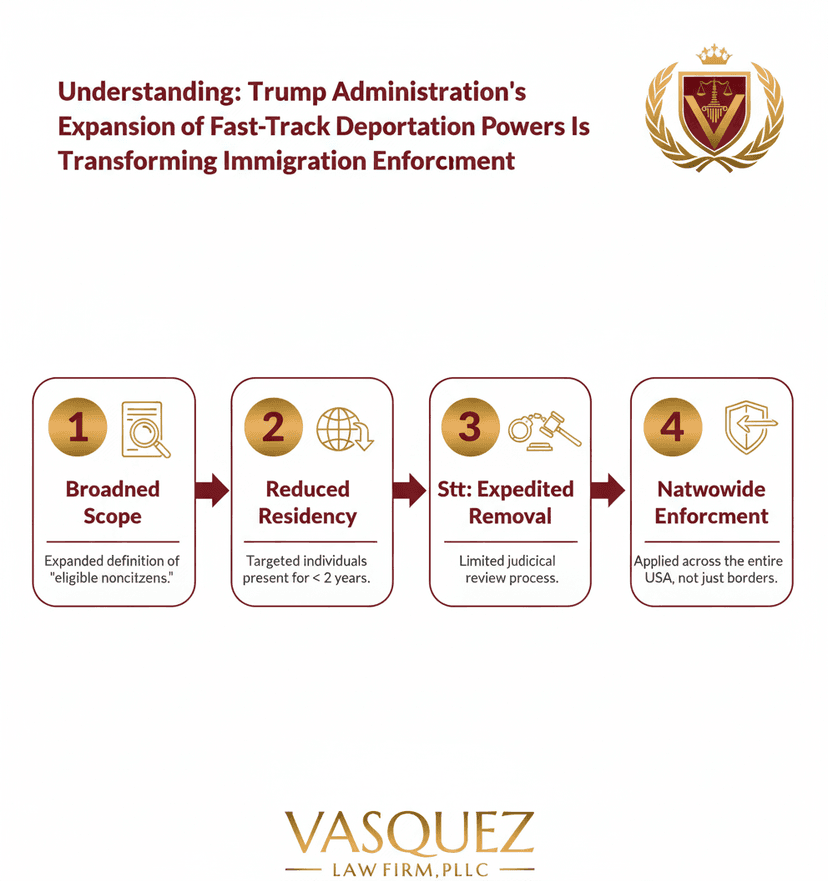 Process Timeline for Trump's Fast-Track Deportation: Impact on NC Immigrants
