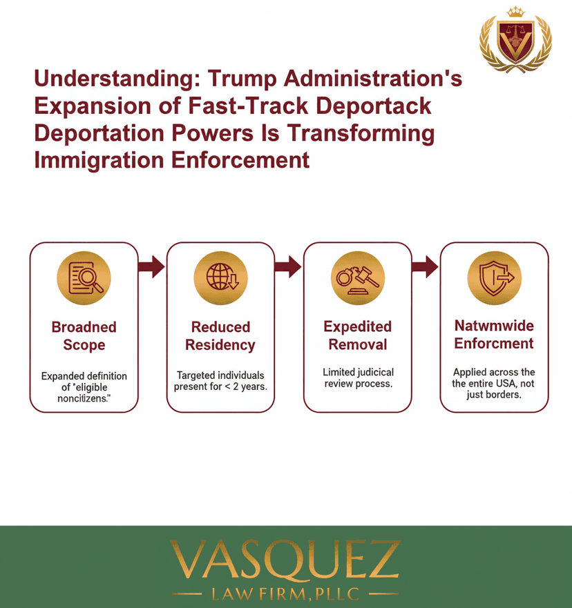 Process Timeline for Trump Admin Expands Fast-Track Deportation: What It Means for You