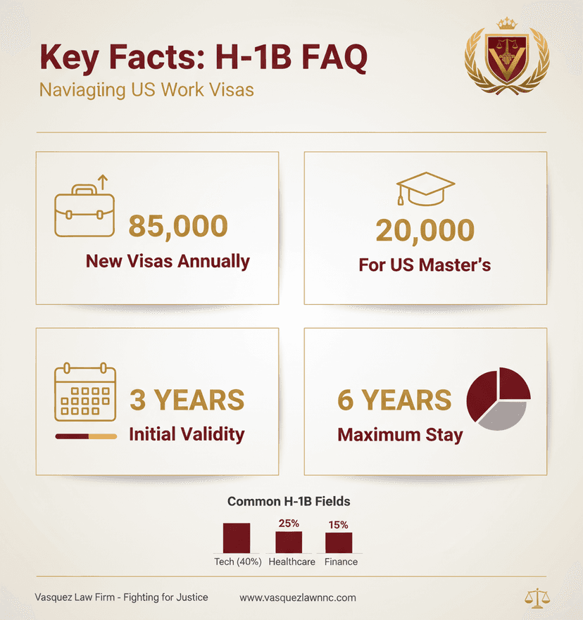 Key Statistics and Data for Navigating the New H-1B Visa Changes in North Carolina