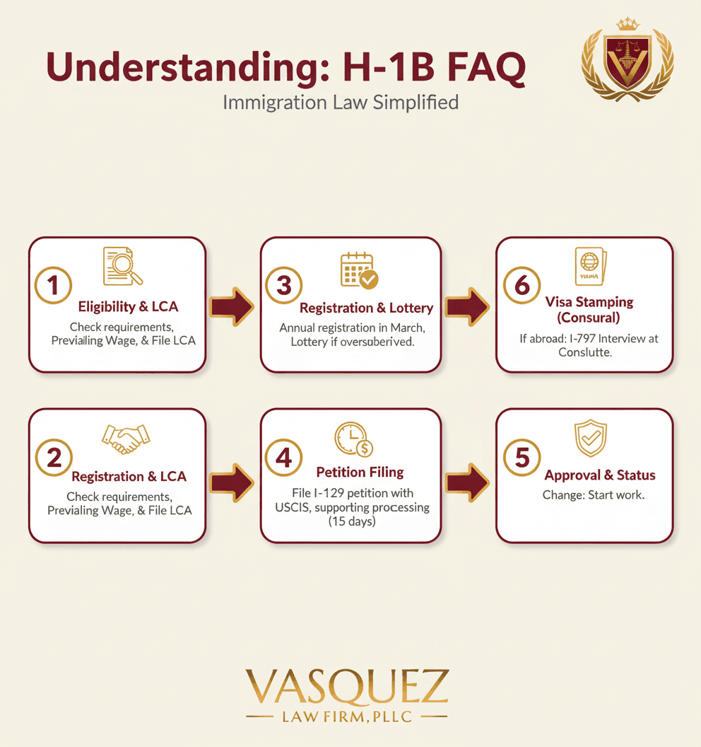 Línea de Tiempo del Proceso para Navegando la Proclamación H-1B: Perspectivas para Carolina del Norte