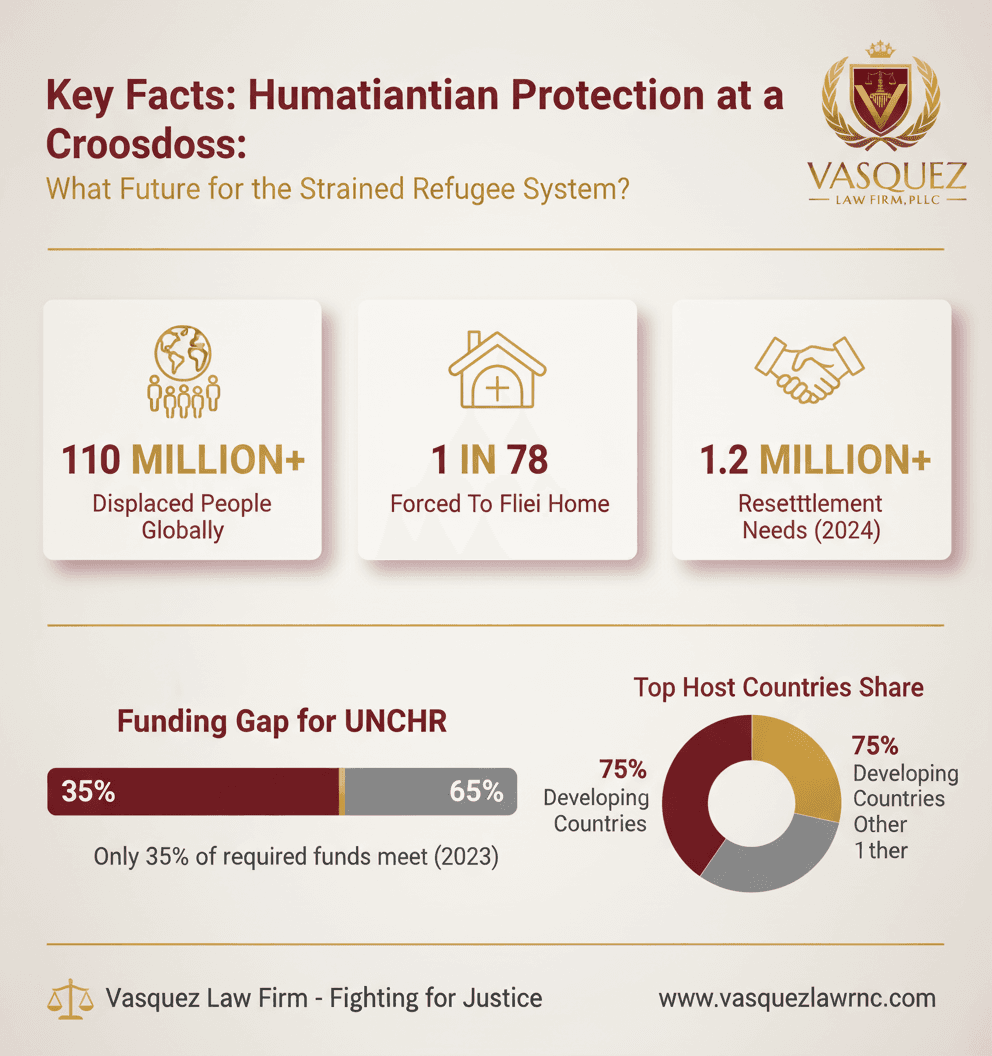 Estadísticas Clave y Datos para Navegando el Futuro de la Protección de Refugiados en Carolina del Norte