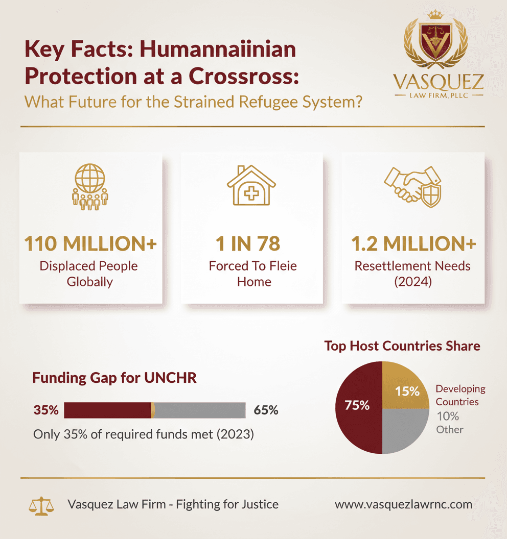 Estadísticas Clave y Datos para Navegando el Futuro de la Protección de Refugiados en NC