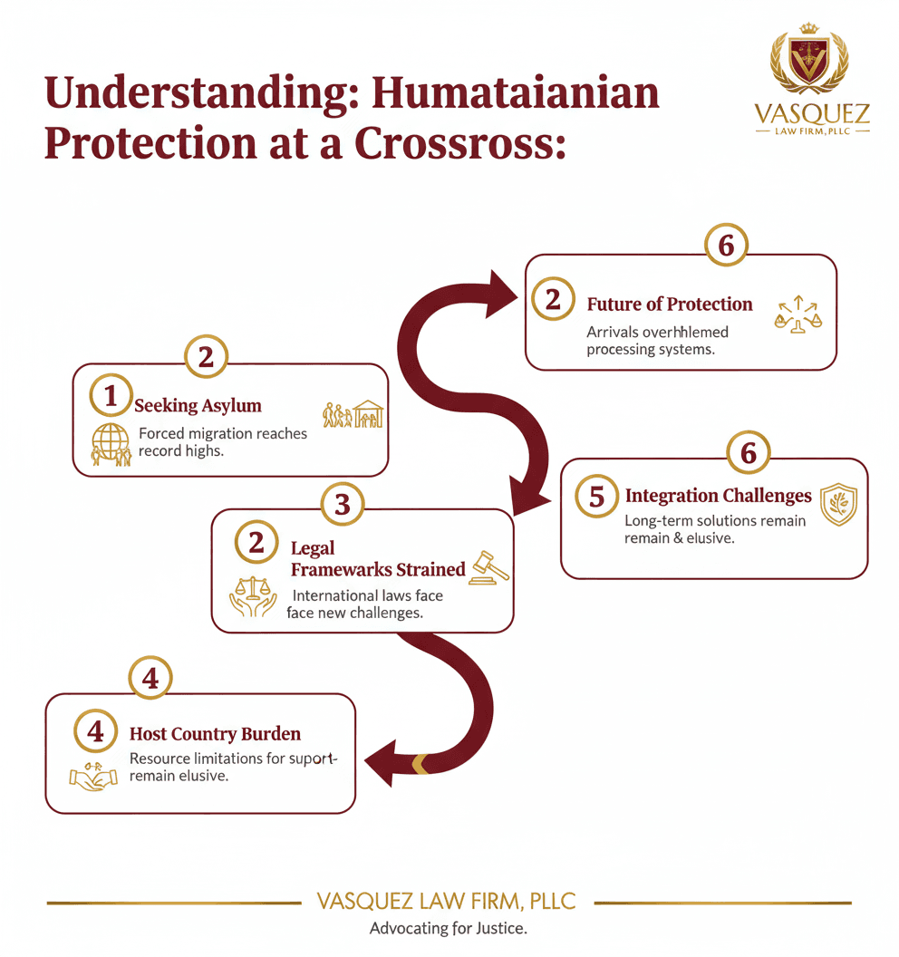 Línea de Tiempo del Proceso para Navegando el Futuro de la Protección Humanitaria