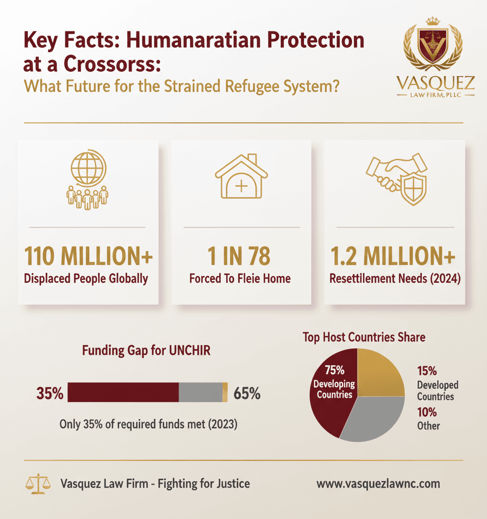 Estadísticas Clave y Datos para Navegando el Futuro de las Protecciones para Refugiados en NC