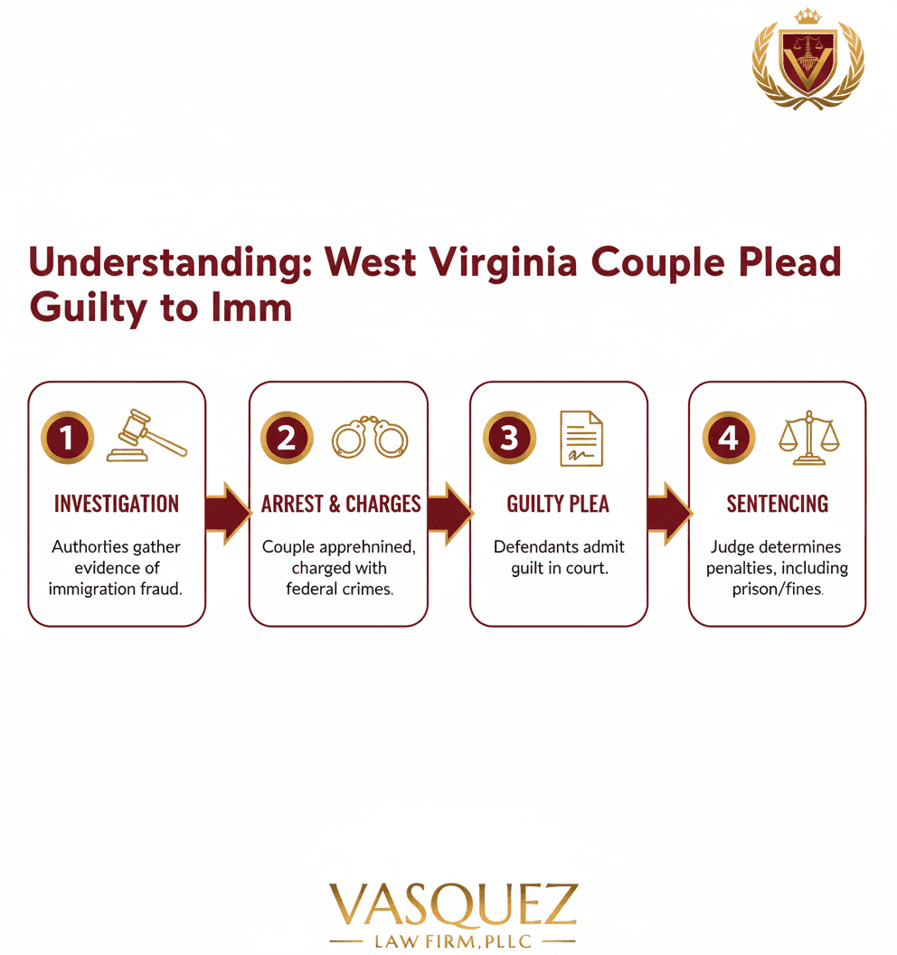 Línea de Tiempo del Proceso para La Confesión de Culpa de una Pareja de West Virginia Arroja Luz sobre la Ley de Inmigración