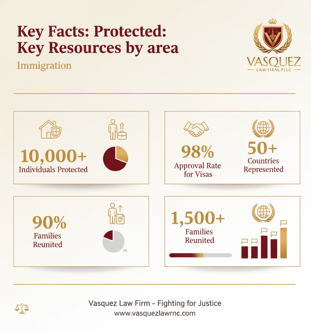 Estadísticas Clave y Datos para Desbloqueando Recursos de Inmigración en Carolina del Norte