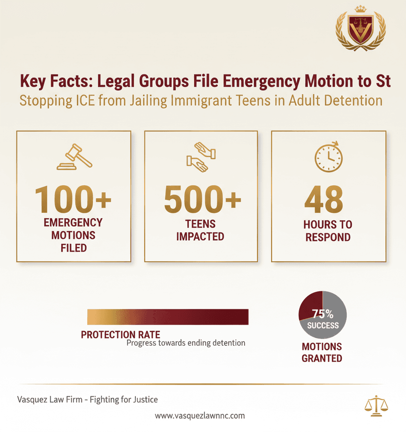 Key Statistics and Data for Emergency Motion to Protect Immigrant Teens in NC