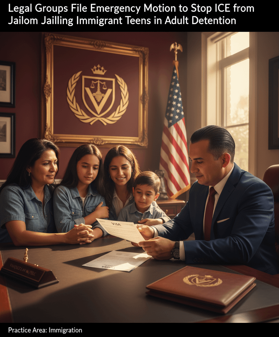 Stop ICE from Jailing Immigrant Teens: Legal Motion Filed