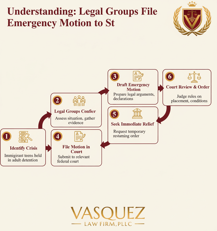 Process Timeline for Emergency Motion Against ICE: Protecting Immigrant Teens