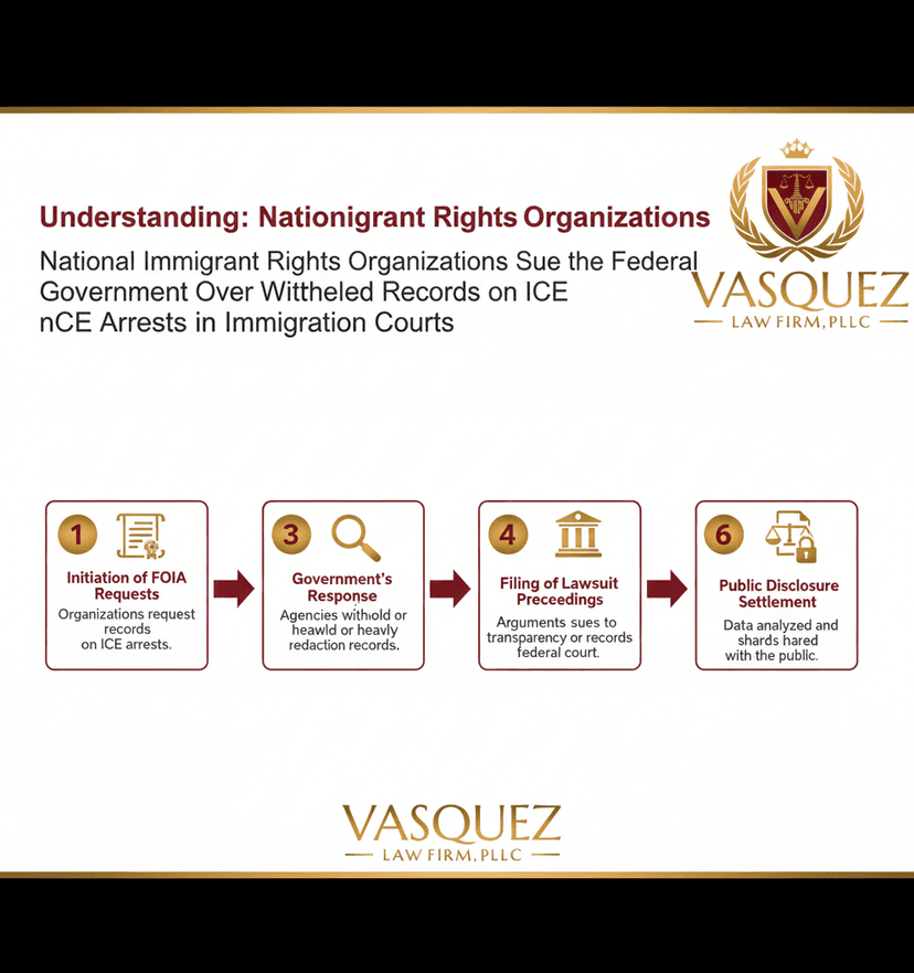 Process Timeline for Fighting for Justice: Suing Over ICE Court Arrests