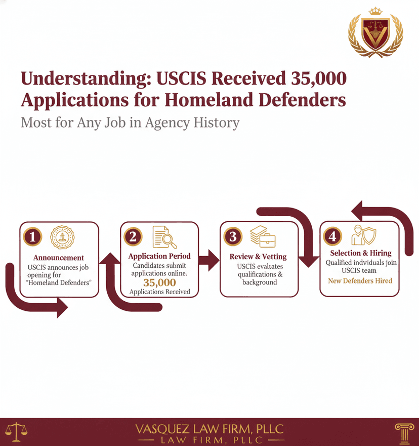 Process Timeline for USCIS's Record 35,000 Homeland Defender Applications: What It Means for You