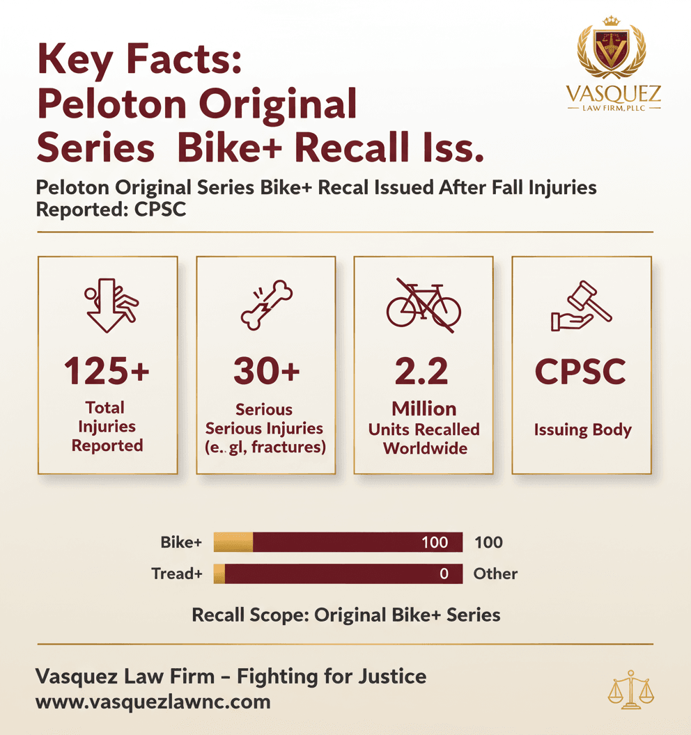 Estadísticas Clave y Datos para Retiro de Peloton Bike+: Navegando las Opciones Legales en NC