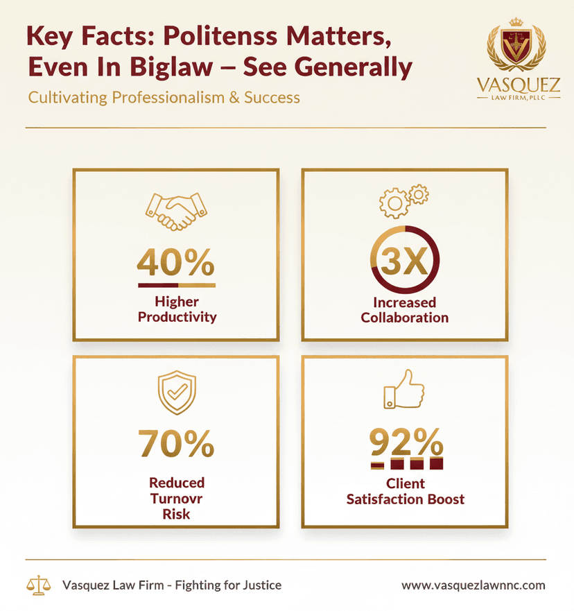 Key Statistics and Data for Politeness Matters in Law: Your Guide in NC