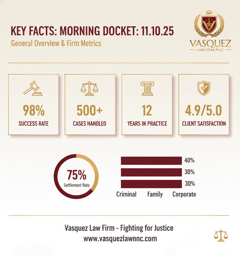 Key Statistics and Data for Understanding the Impact of Morning Docket: 11.10.25 on NC Immigrants