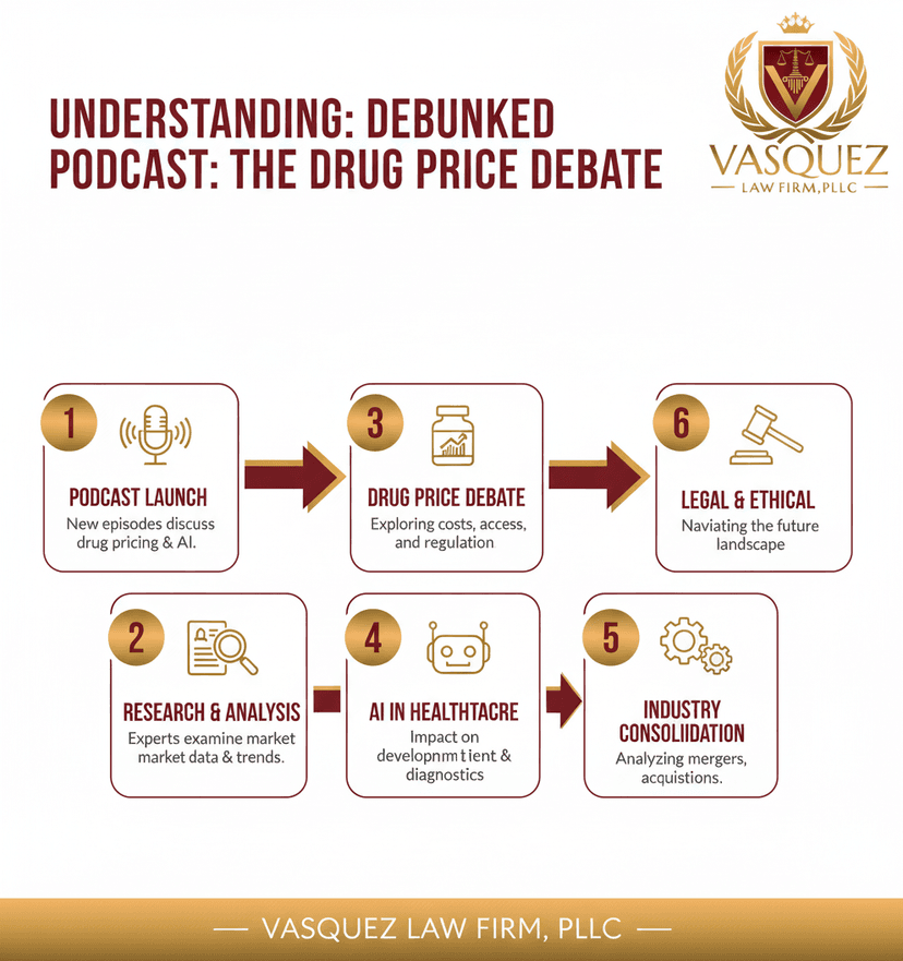 Process Timeline for Navigating Healthcare's Legal Landscape: AI, Drug Prices & Consolidation