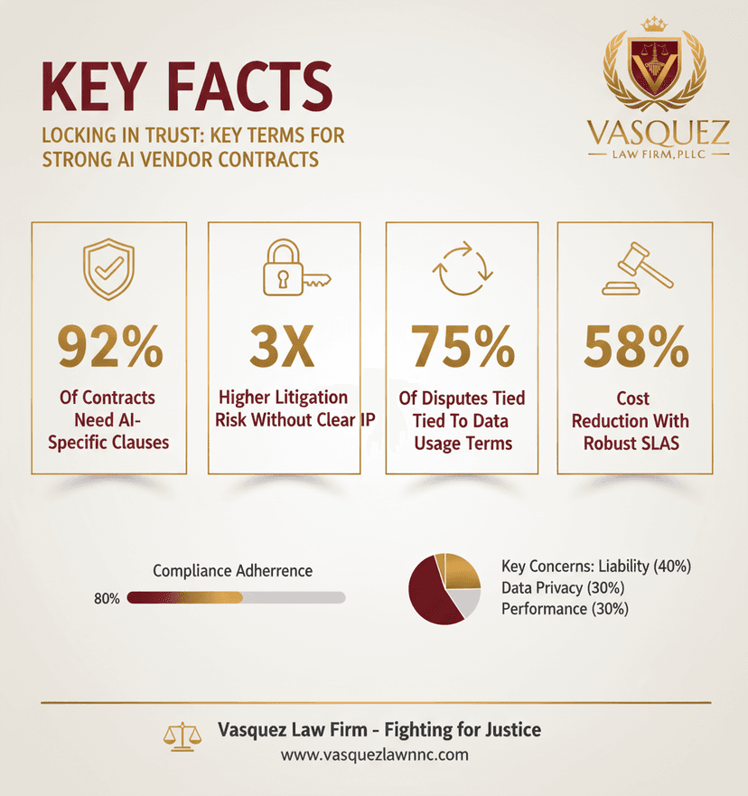 Key Statistics and Data for Locking In Trust: Key AI Vendor Contract Terms in NC