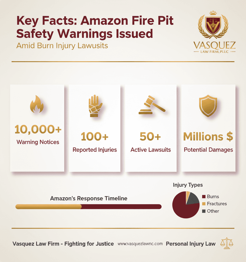 Key Statistics and Data for Amazon Fire Pit Recall: Protect Your Rights After a Burn Injury