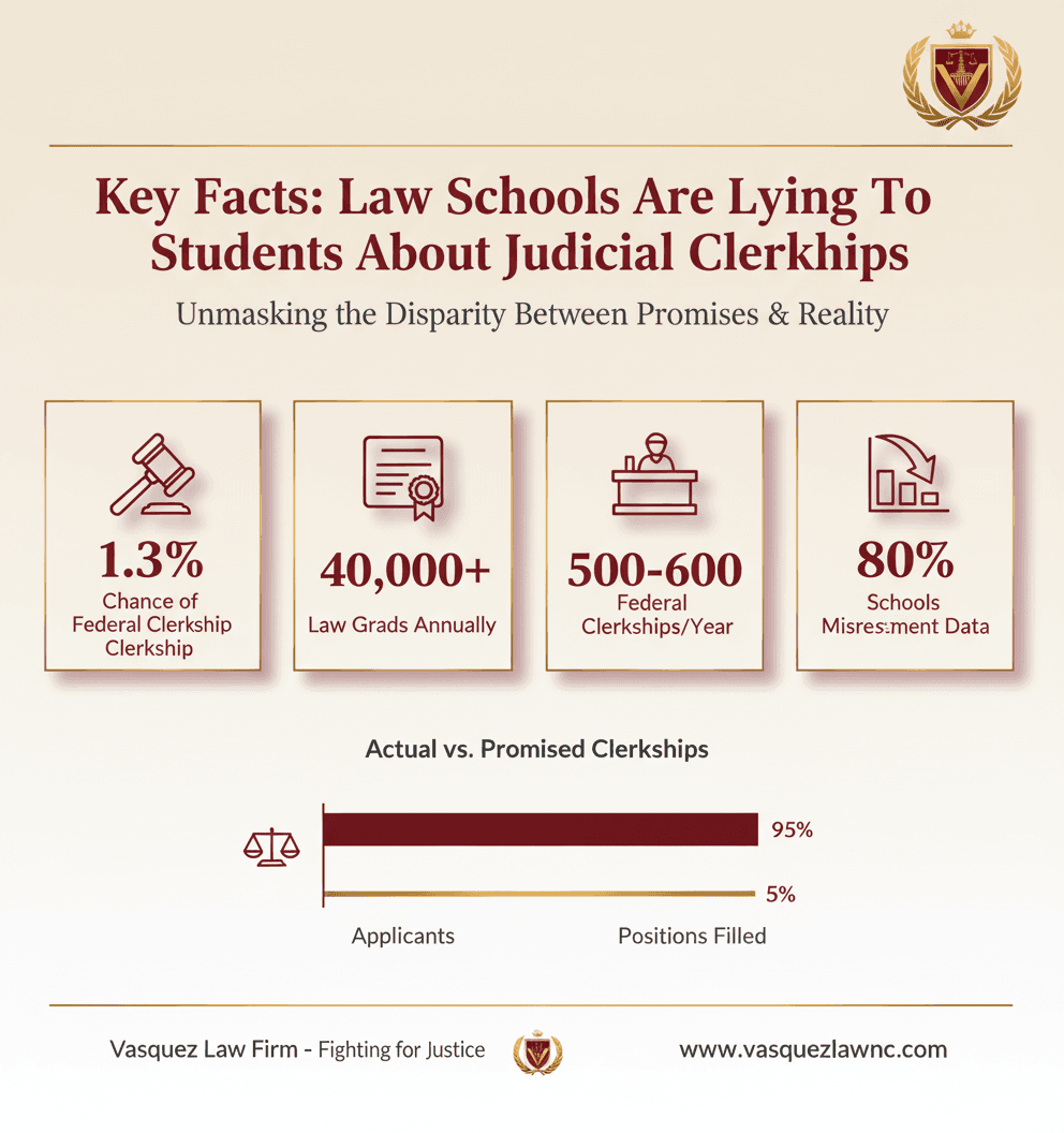 Estadísticas Clave y Datos para Navegando por las Pasantías Judiciales: Lo que las Facultades de Derecho No Te Dicen