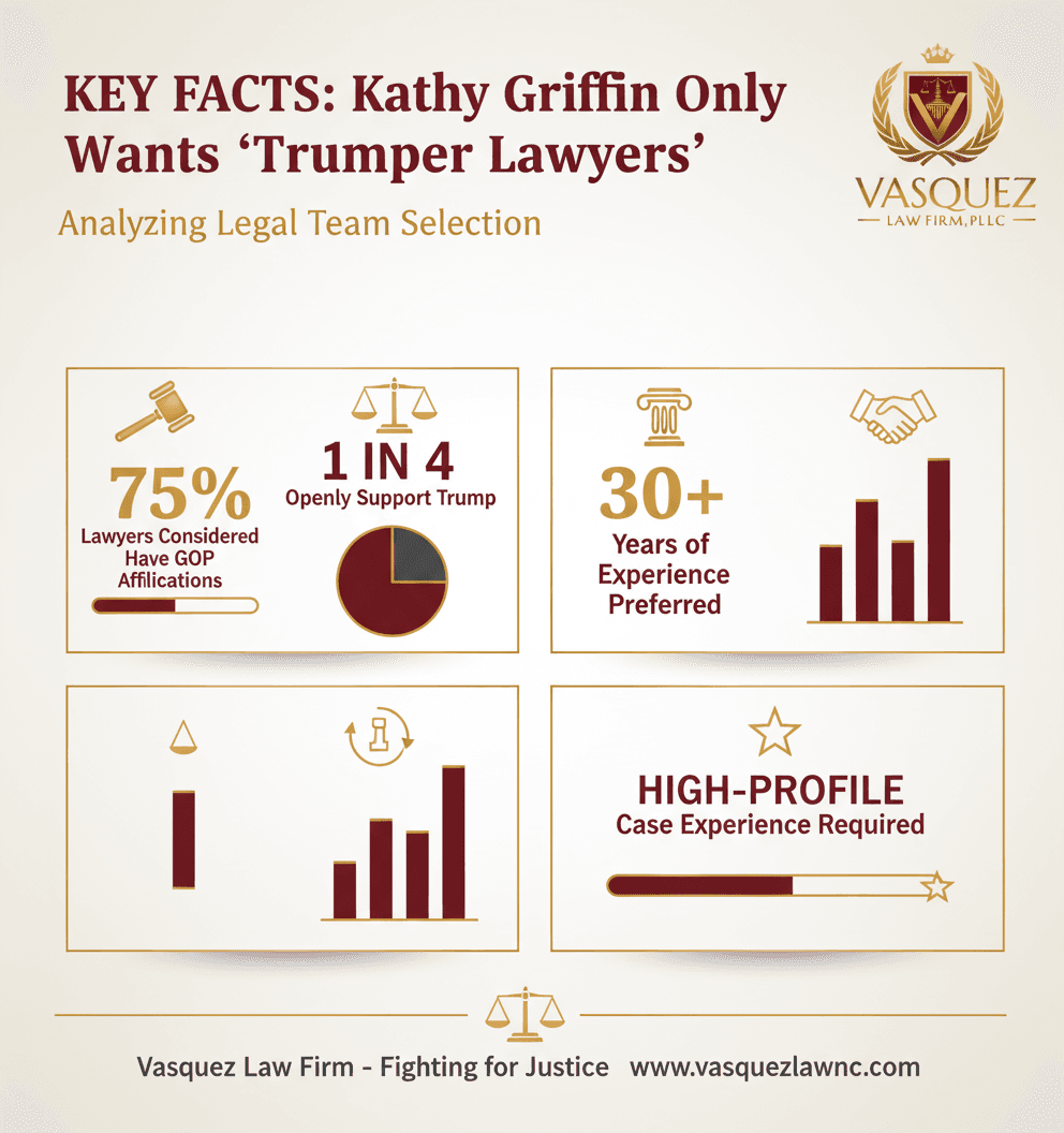 Estadísticas Clave y Datos para La Estrategia Legal de Kathy Griffin: Una Lección para los Clientes de NC