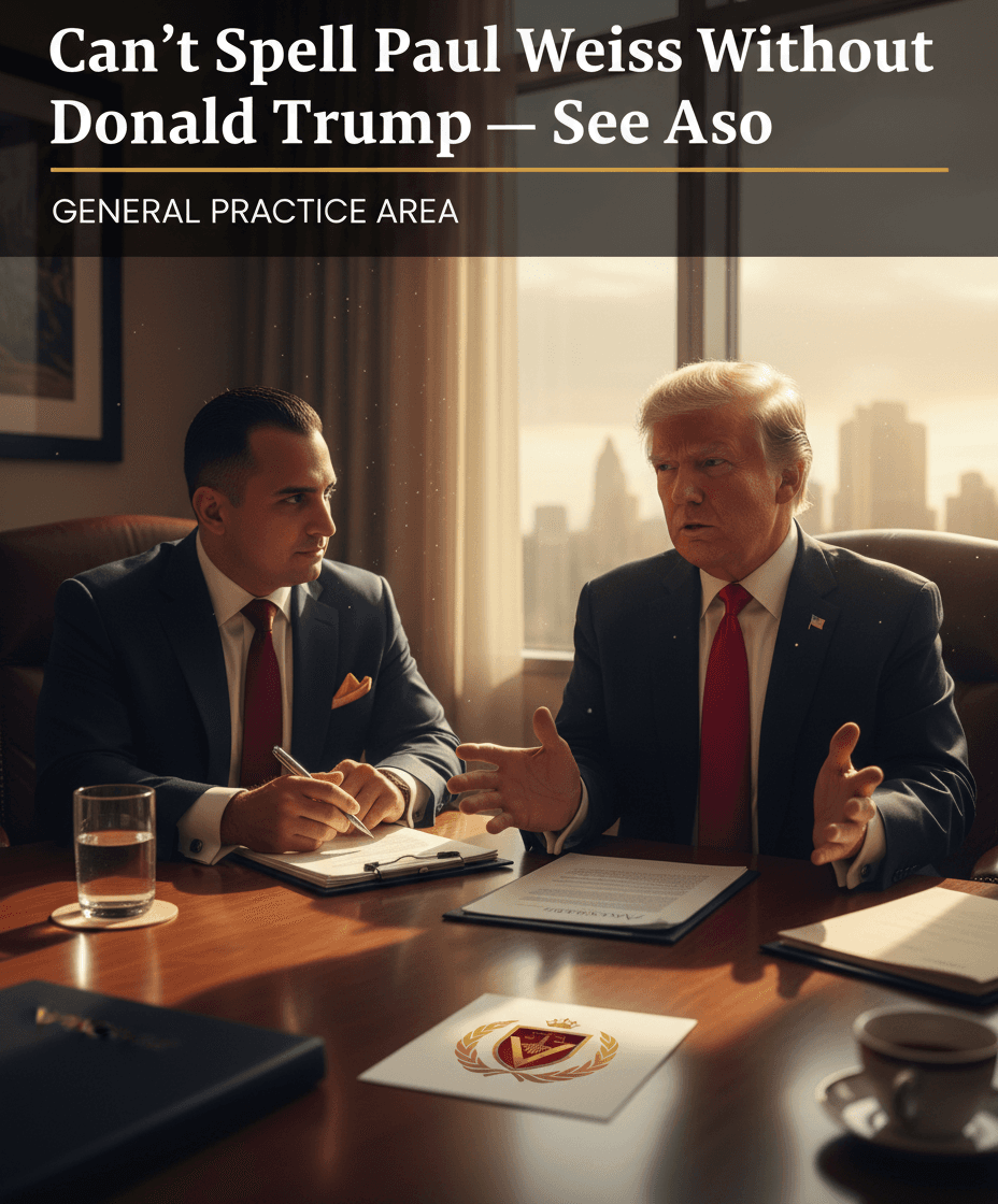 Navigating Legal Challenges: Insights from Paul Weiss & Trump