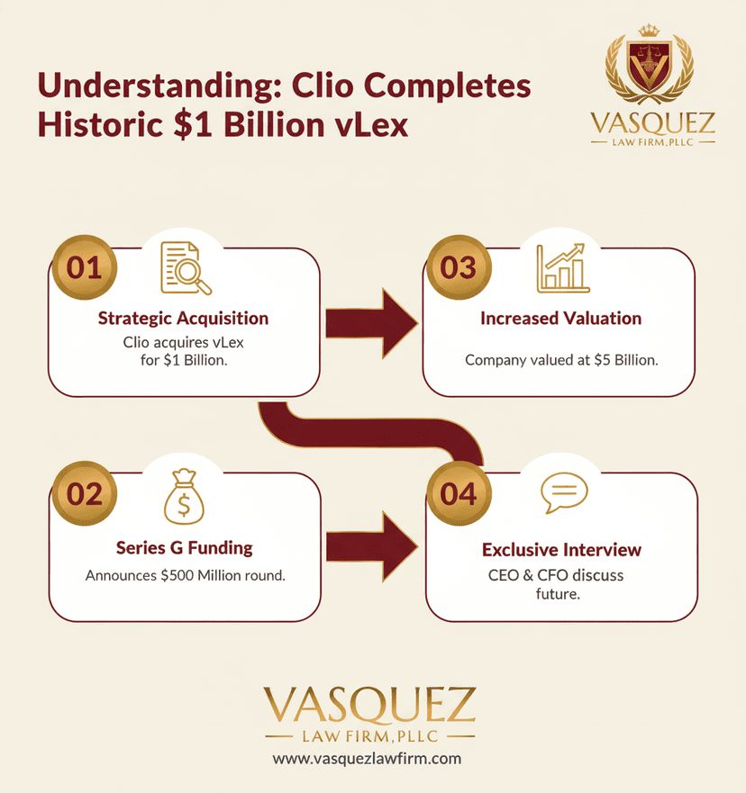 Process Timeline for Clio's $1 Billion vLex Buy: Impact on NC Legal Services