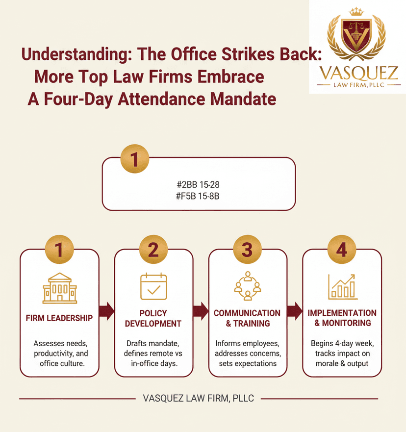 Process Timeline for Navigating the 4-Day Office Mandate in NC Law Firms