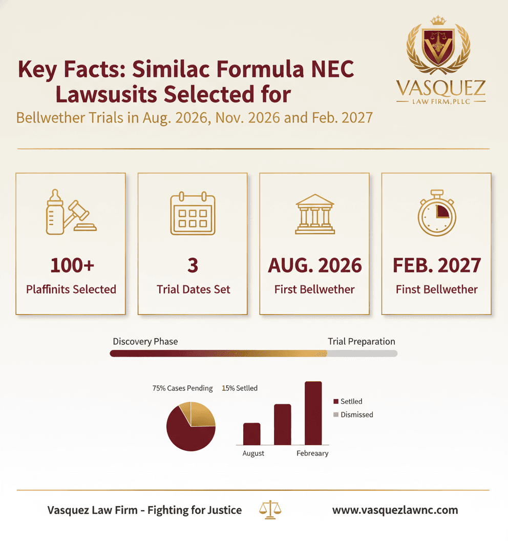 Estadísticas Clave y Datos para Demandas de Similac NEC: Juicios Indicativos y Lo Que Debe Saber