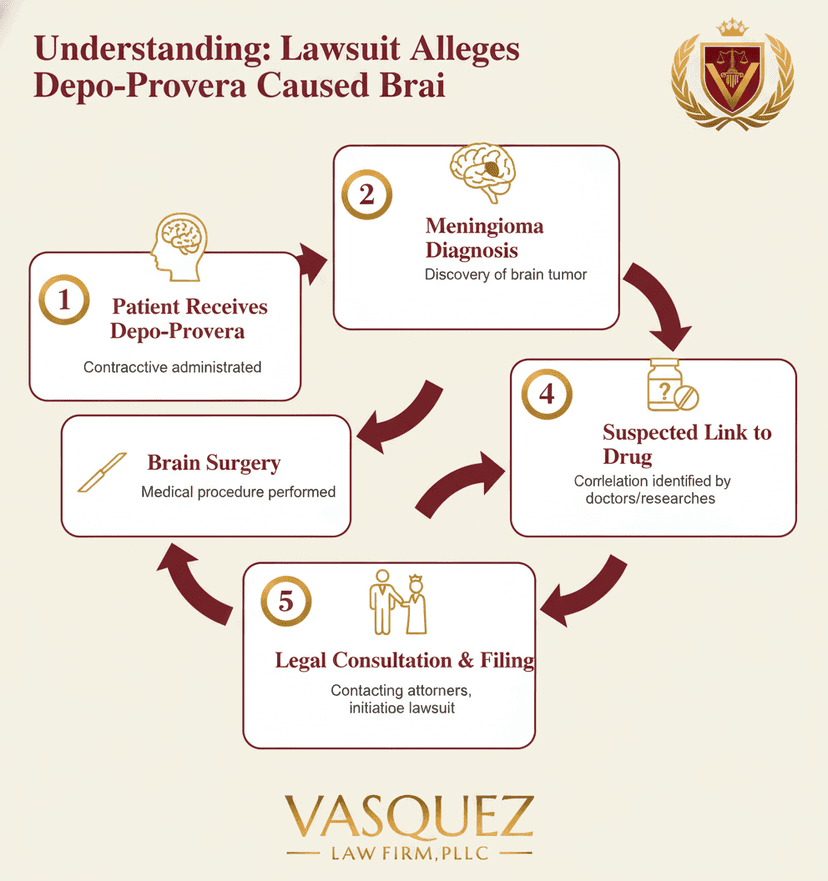 Process Timeline for Depo-Provera Linked to Serious Brain Surgery: Know Your Rights