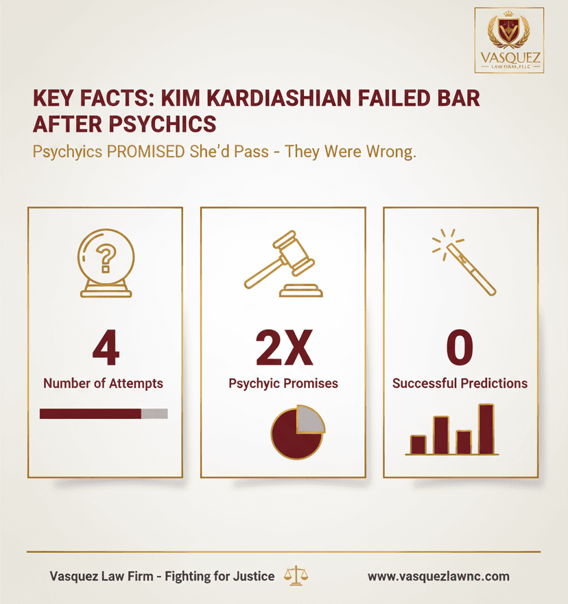Key Statistics and Data for Kim Kardashian Failed Bar: Legal Implications Explained