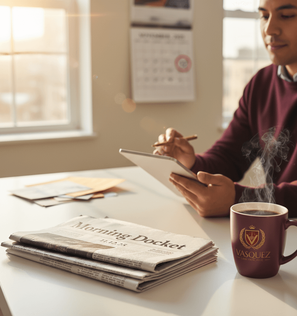 Entendiendo las Implicaciones Legales del Morning Docket: 11.12.25