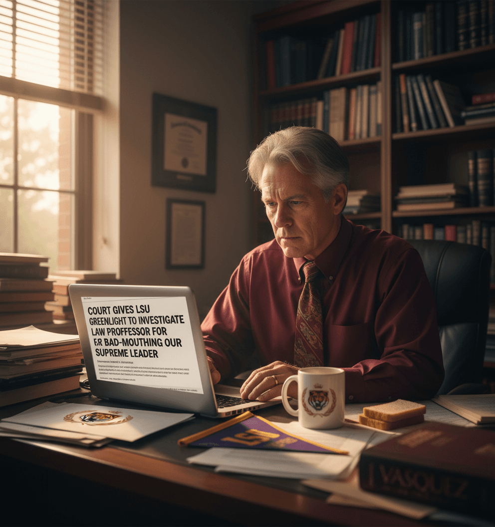 La corte autoriza a LSU a investigar los comentarios críticos de un profesor