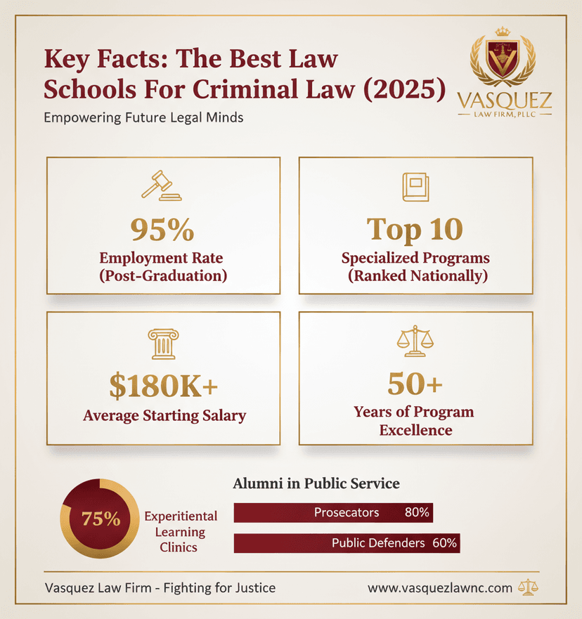 Key Statistics and Data for Navigating Criminal Law: Top Schools & Legal Insights for 2025