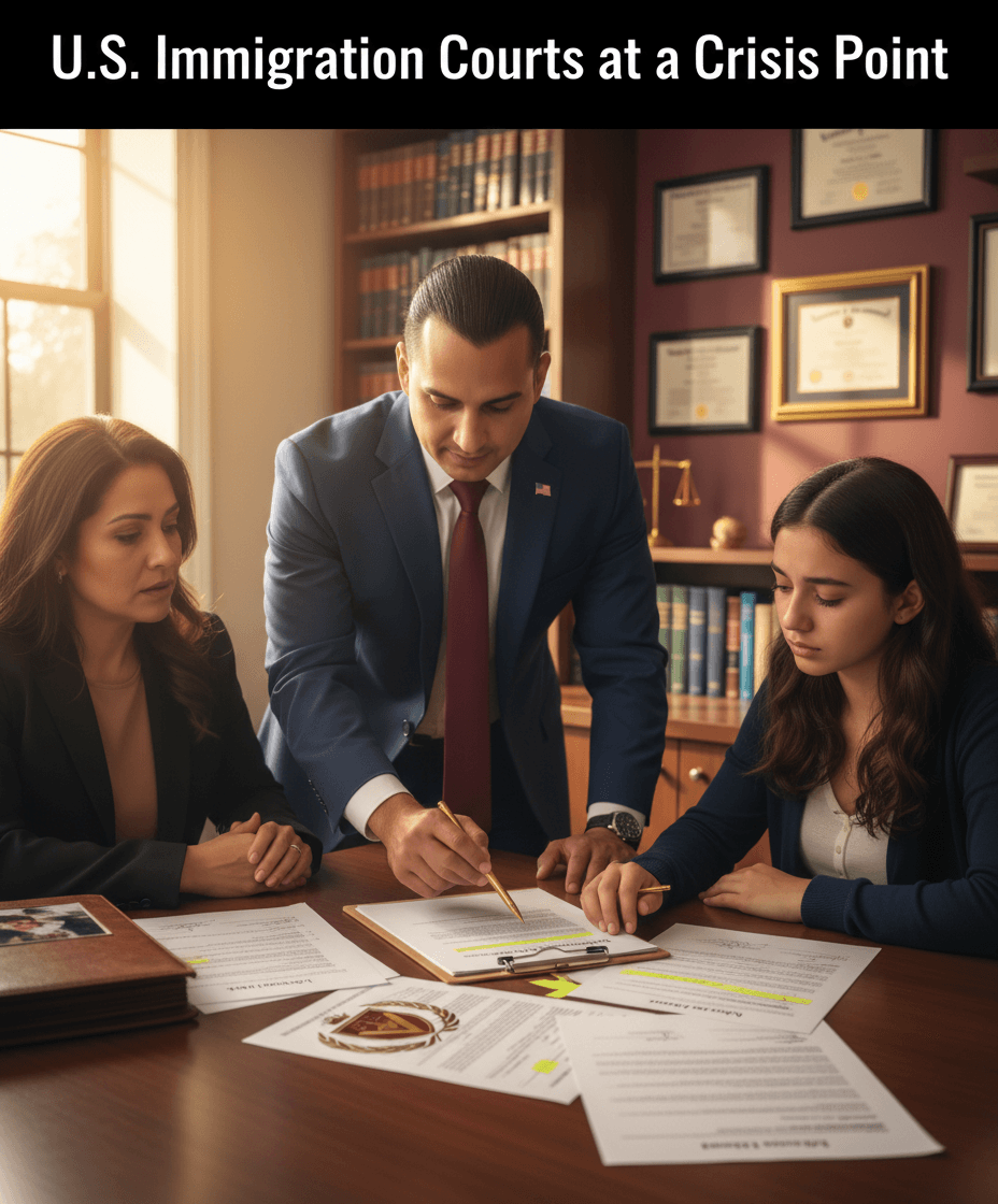Los tribunales de inmigración de EE.UU. en crisis: Qué significa para usted