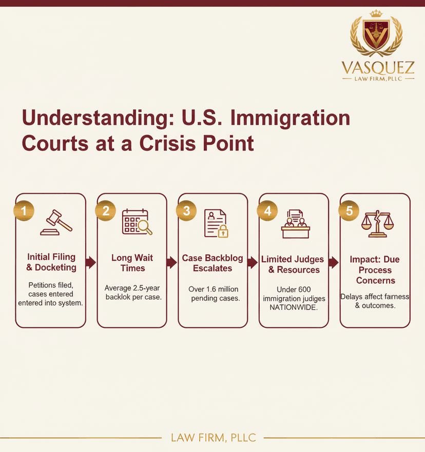 Process Timeline for U.S. Immigration Courts at a Crisis: What It Means for You