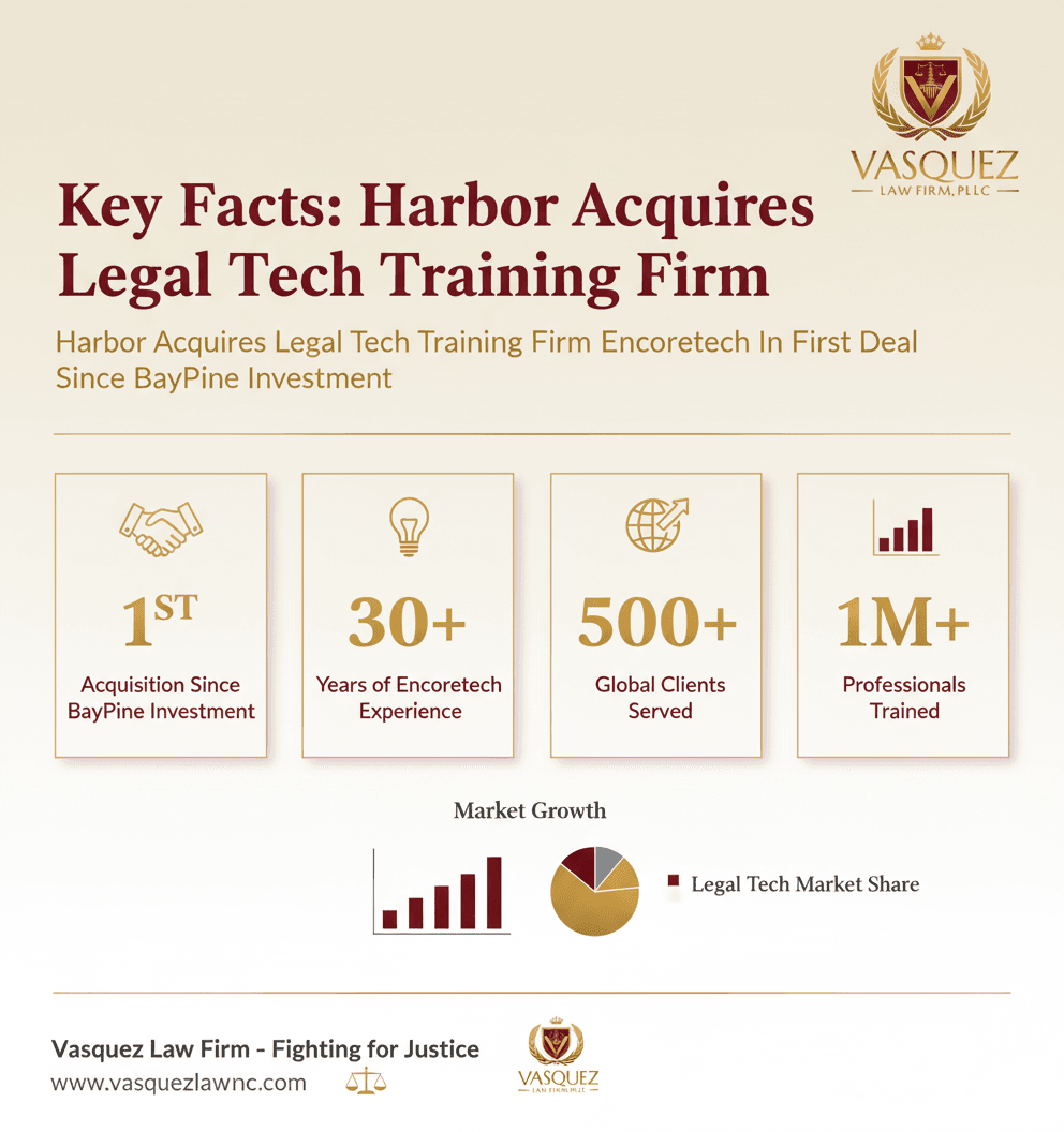 Estadísticas Clave y Datos para Harbor Adquiere Encoretech: Una Nueva Era para la Formación en Tecnología Legal