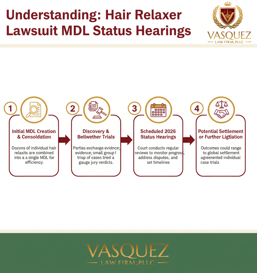Process Timeline for Hair Relaxer Lawsuit Update: MDL Hearings in 2026